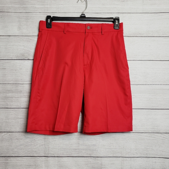 Walter Hagen Other - NWT Walter‎ Hagen Perfect 11 Collection Golf Shorts Solid Red Men's Size 30
